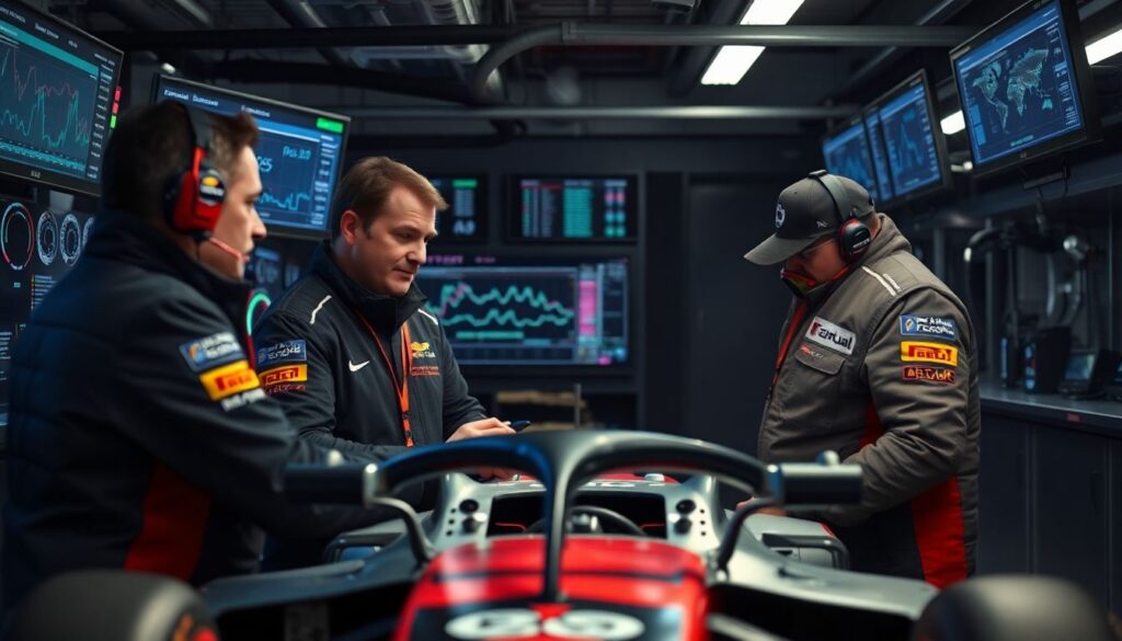 Внутри команды: как устроена работа штаба во время уик-энда Гран-при — от брифинга до чекered flag - иллюстрация