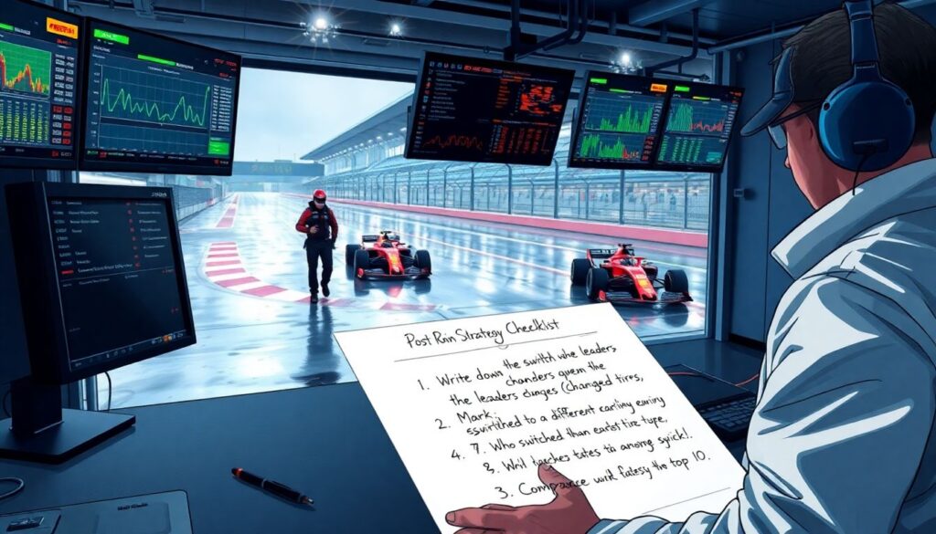 Влияние погодных условий на стратегию пит-стопов: реальный разбор исторических гонок - иллюстрация