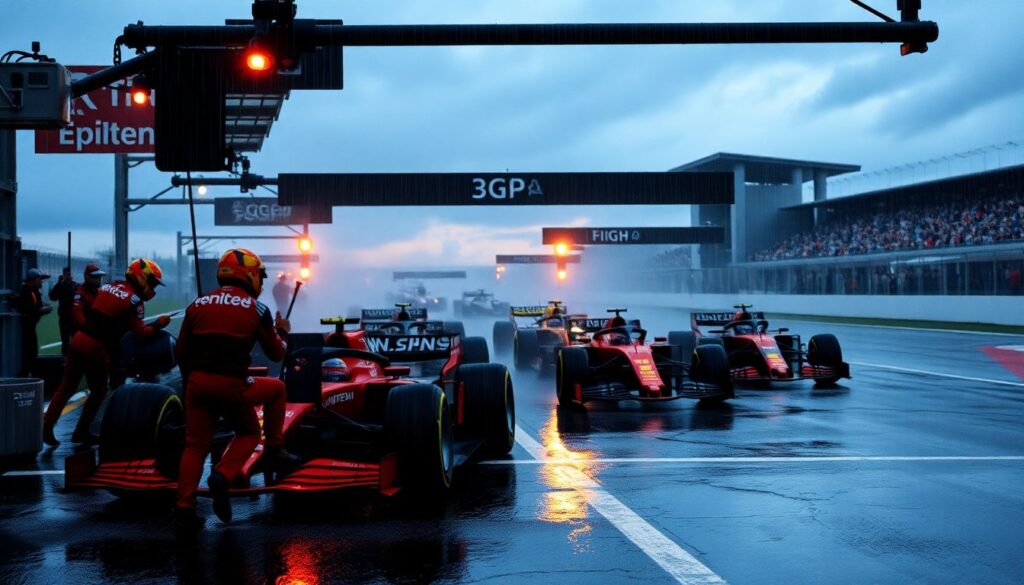 Влияние погодных условий на стратегию пит-стопов: реальный разбор исторических гонок - иллюстрация