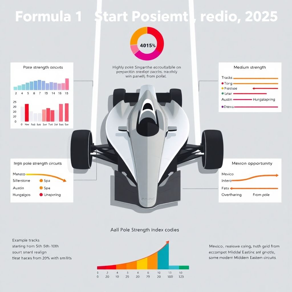 Статистический разбор: поул‑позиция и выгода старта с 5–10 мест на разных трассах