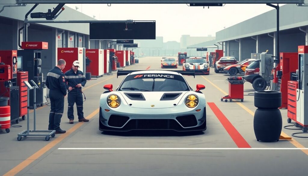 Эволюция пит-стопов: от минута+ до менее чем двух секунд — технологии и человеческий фактор - иллюстрация