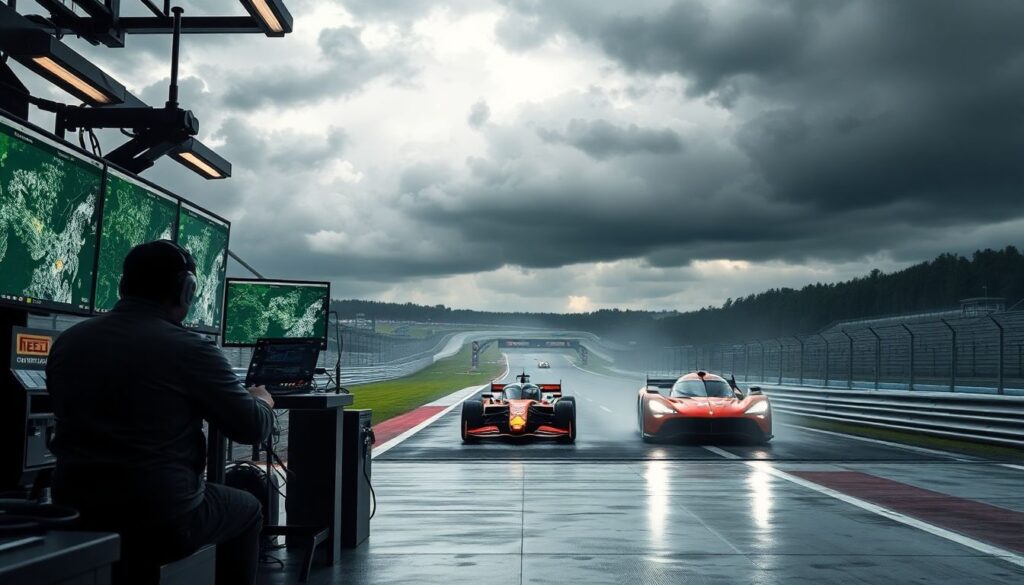 Метеорология в автоспорте: как прогноз погоды и динамика дождя меняют стратегию команд - иллюстрация